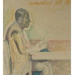 Alberto Sughi, Seated man - Alberto Sughi