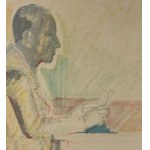 Alberto Sughi, Seated man - Alberto Sughi