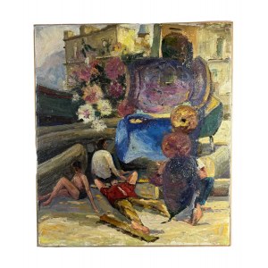 ANONIMO, Figure in riva al mare