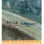 ANGELA CARUGATI, Figure su una terrazza - Angela Carugati (1881 - 1977)