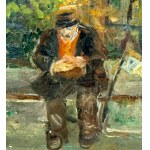ANGELA CARUGATI, Figure su una terrazza - Angela Carugati (1881 - 1977)