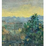 ANGELA CARUGATI, Figure su una terrazza - Angela Carugati (1881 - 1977)