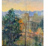 ANGELA CARUGATI, Figure su una terrazza - Angela Carugati (1881 - 1977)