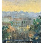 ANGELA CARUGATI, Figure su una terrazza - Angela Carugati (1881 - 1977)