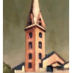 A. Borciani, Village view - A. Borciani