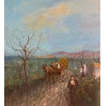 Corsi, Country road with figures - Corsi