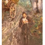 Corsi, Country road with figures - Corsi