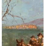 Corsi, Country road with figures - Corsi