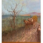 Corsi, Country road with figures - Corsi