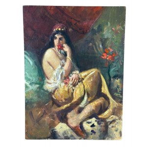 ANONIMO, Portrait of a seated woman
