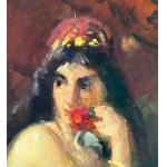 ANONIMO, Portrait of a seated woman