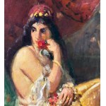 ANONIMO, Portrait of a seated woman