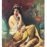 ANONIMO, Portrait of a seated woman