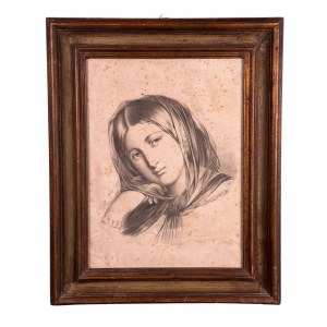 Carelli, Portrait de femme - Carelli