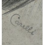 Carelli, Portrait de femme - Carelli