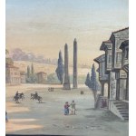 ANONIMO, View of a street in Istanbul