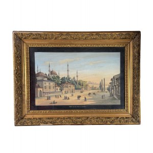 ANONIMO, View of a street in Istanbul