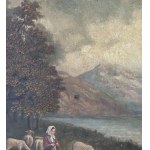 UNIDENTIFIED SIGNATURE, Figure with a flock
