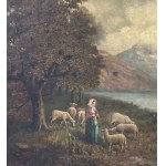 UNIDENTIFIED SIGNATURE, Figure with a flock