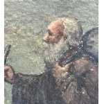 SIGNATURE NON IDENTIFIÉE, Portrait d'un voyageur âgé