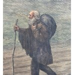 SIGNATURE NON IDENTIFIÉE, Portrait d'un voyageur âgé