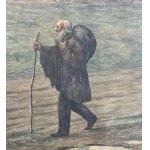 SIGNATURE NON IDENTIFIÉE, Portrait d'un voyageur âgé