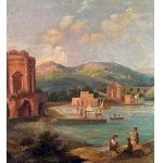 ANONIMO, Landscape with Ruins and a River