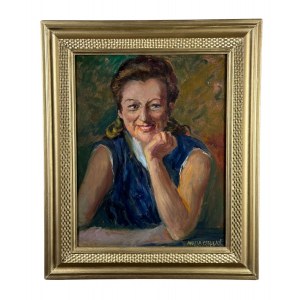 ANGELA CARUGATI, Portrait de femme - Angela Carugati (1881 - 1977)