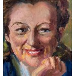 ANGELA CARUGATI, Portrait de femme - Angela Carugati (1881 - 1977)