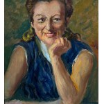 ANGELA CARUGATI, Portrait de femme - Angela Carugati (1881 - 1977)