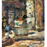 A. CUOMO, Lot of 4 oil paintings on panel by A. Cuomo
