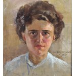 ANGELA CARUGATI, Portrait de femme - Angela Carugati (1881 - 1977)