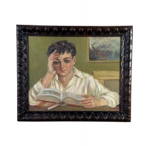 ANONIMO, Portrait of a man reading