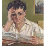 ANONIMO, Portrait of a man reading