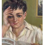 ANONIMO, Portrait of a man reading