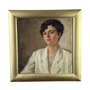 ANGELA CARUGATI, Portrait de femme - Angela Carugati (1881 - 1977)