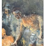 ANONIMO, Group of fishermen on a Neapolitan seaside