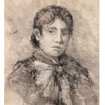 NIEZNANY PODPIS, portret kobiety
