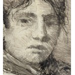 NIEZNANY PODPIS, portret kobiety