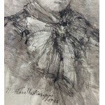 NIEZNANY PODPIS, portret kobiety