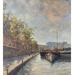 UNIDENTIFIED SIGNATURE, Seascape with boats