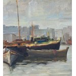 UNIDENTIFIED SIGNATURE, Seascape with boats