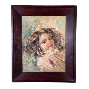 ANONIMO, Portrait of a young girl