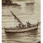ANONIMO, Seascape with boats