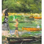 ANONIMO, Figures on a Lake