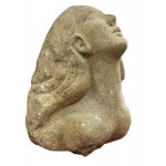 Woman's Face with her gaze directed upwards