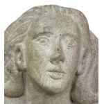 Woman's Face with her gaze directed upwards