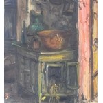 Antonio Martucci, Interior of a Stable - Antonio Martucci