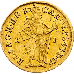 Karol VI., 1. dukát 1725, KB, Kremnica