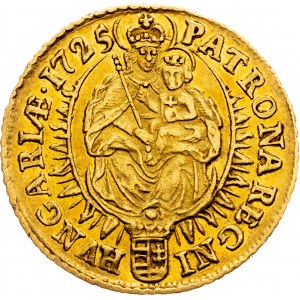 Karol VI., 1. dukát 1725, KB, Kremnica